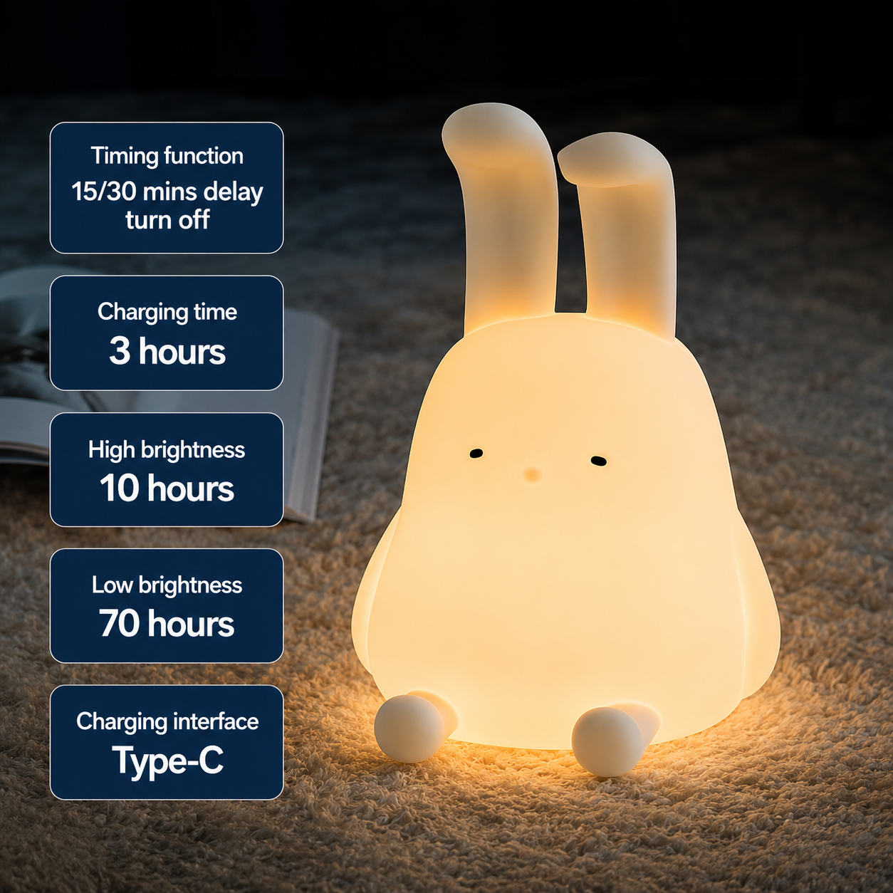 Cute Bunny Lamp